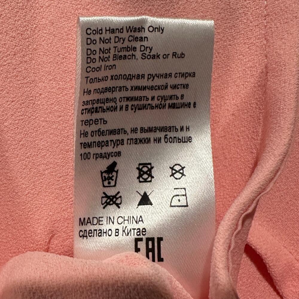 NEW REVOLVE Atoir Size 4 Jana Pink Bow Double Split Valentine Day Date Night - Picture 9 of 15